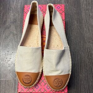 Tory Burch Color Block Flat Espadrille Size 7.5